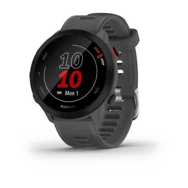 Forerunner 55 42 mm – Monterra Grey on Silicone Band – Trifecta