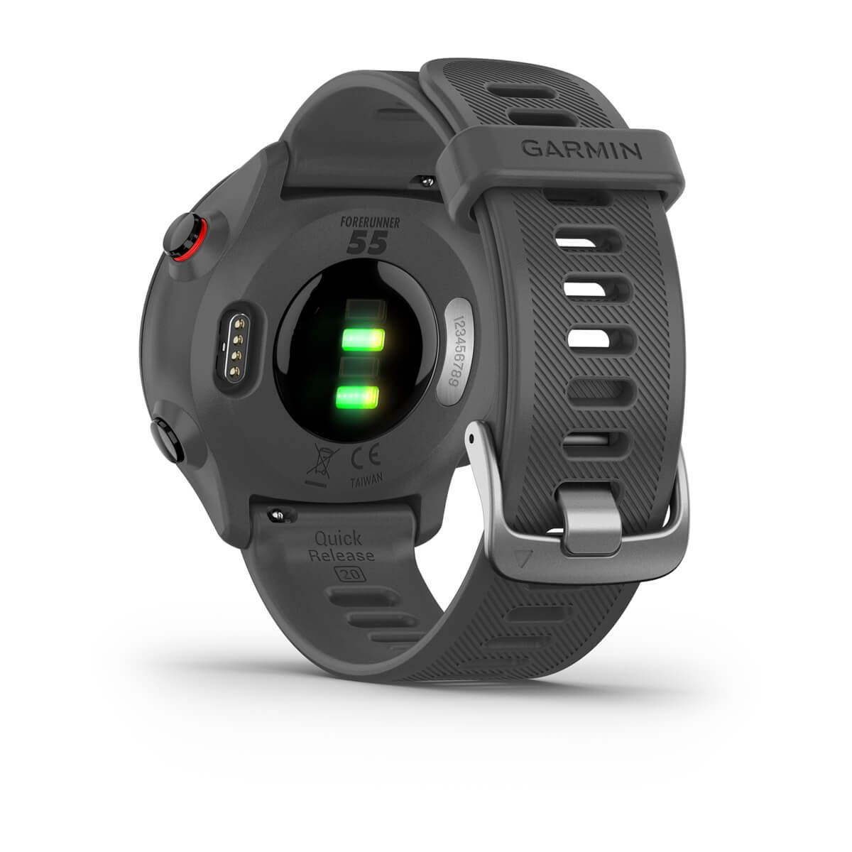 Forerunner 55 42 mm – Monterra Grey on Silicone Band – Trifecta