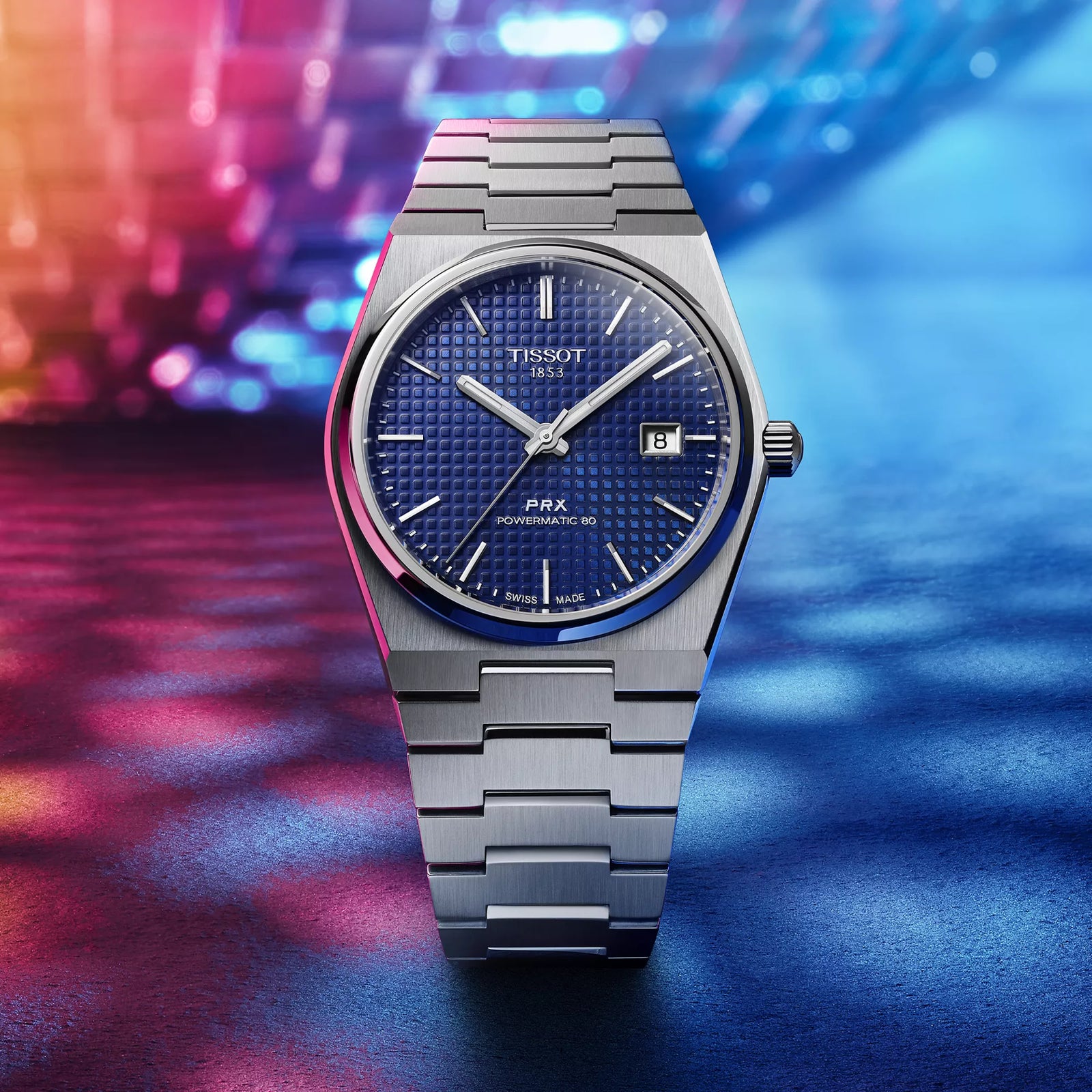 PRX 40 mm Powermatic 80 Blue – Trifecta