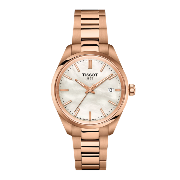 PR 100 Quartz Mother of Pearl on Rose Gold