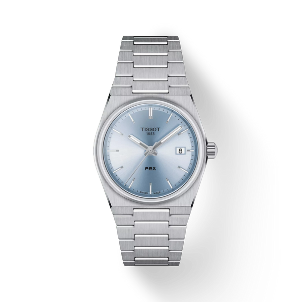 TISSOT PRX ライトブルー ティソ prx 35ミリ クォーツ PRX 35 mm Quartz Light Blue – Trifecta