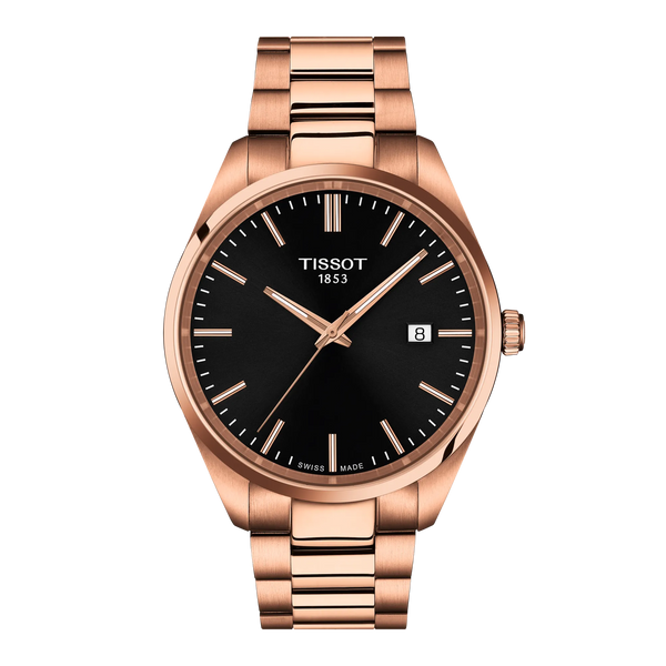 PR 100 Quartz Black on Rose Gold