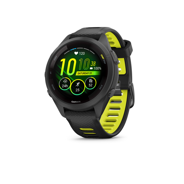 Garmin Forerunner 265 Wrist Heart Rate GPS Fitness Watch, Black