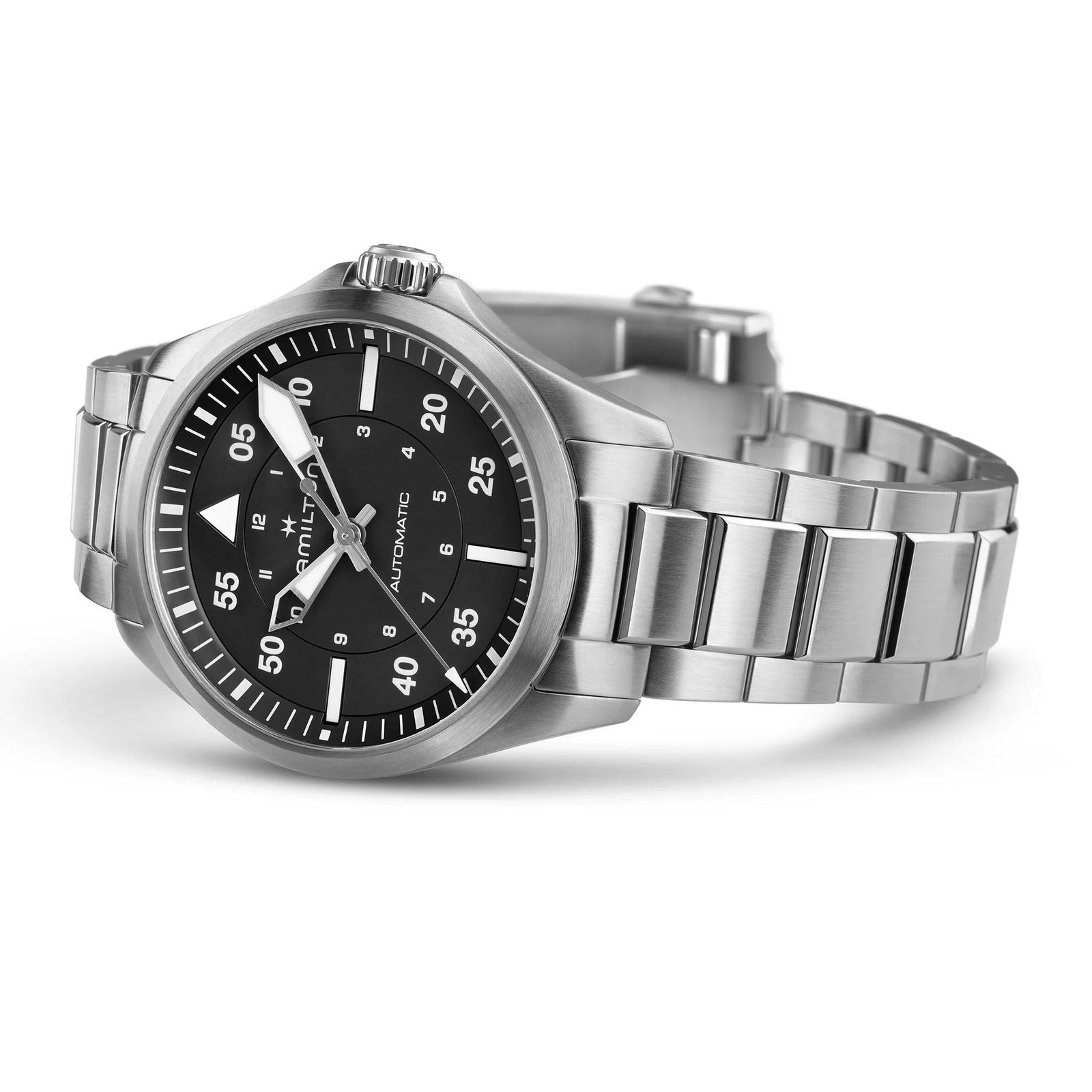 輝監督 30 プライド Khaki Aviation Pilot Auto 39 mm black * – Trifecta