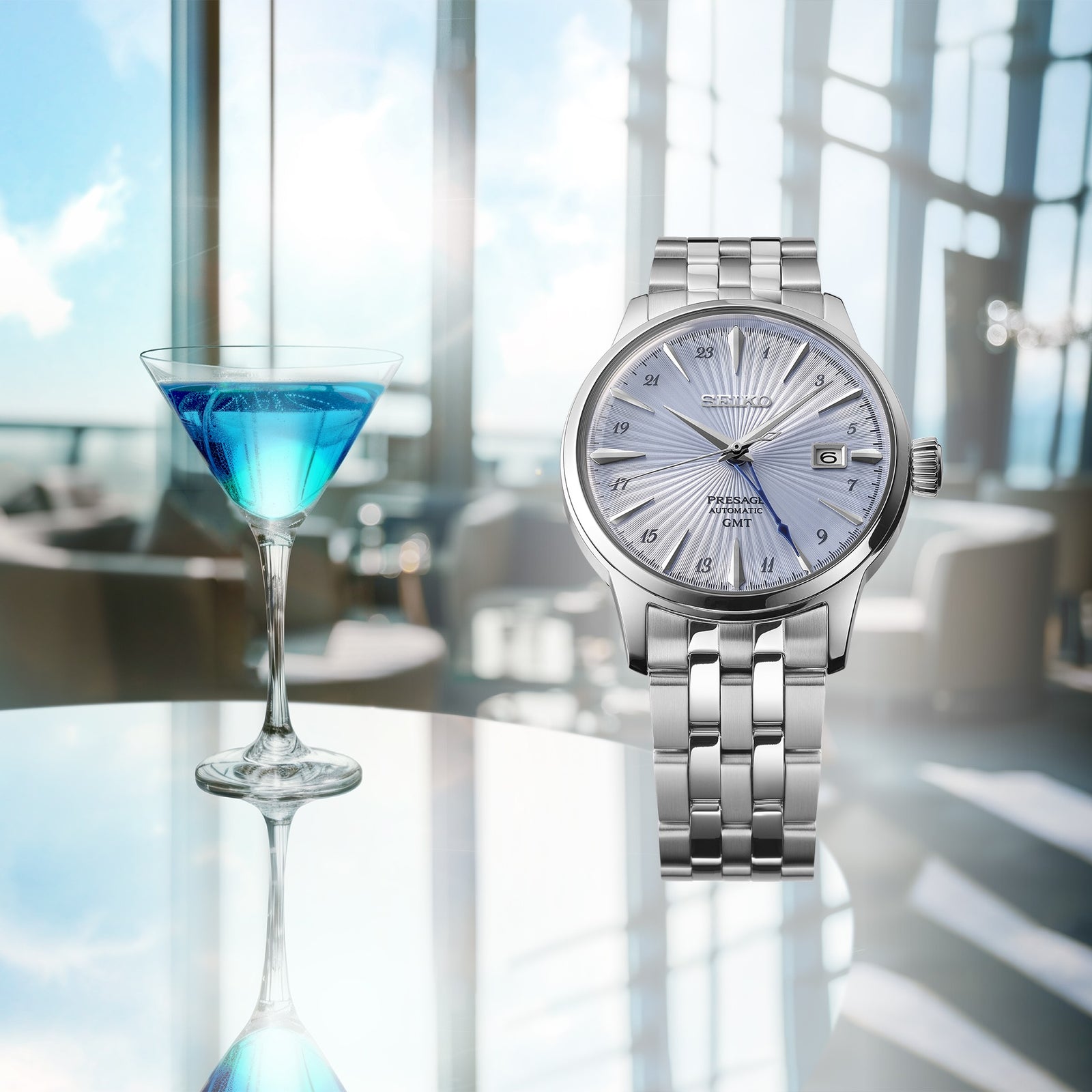 Seiko Presage Cocktail Time Skydive GMT * – Trifecta