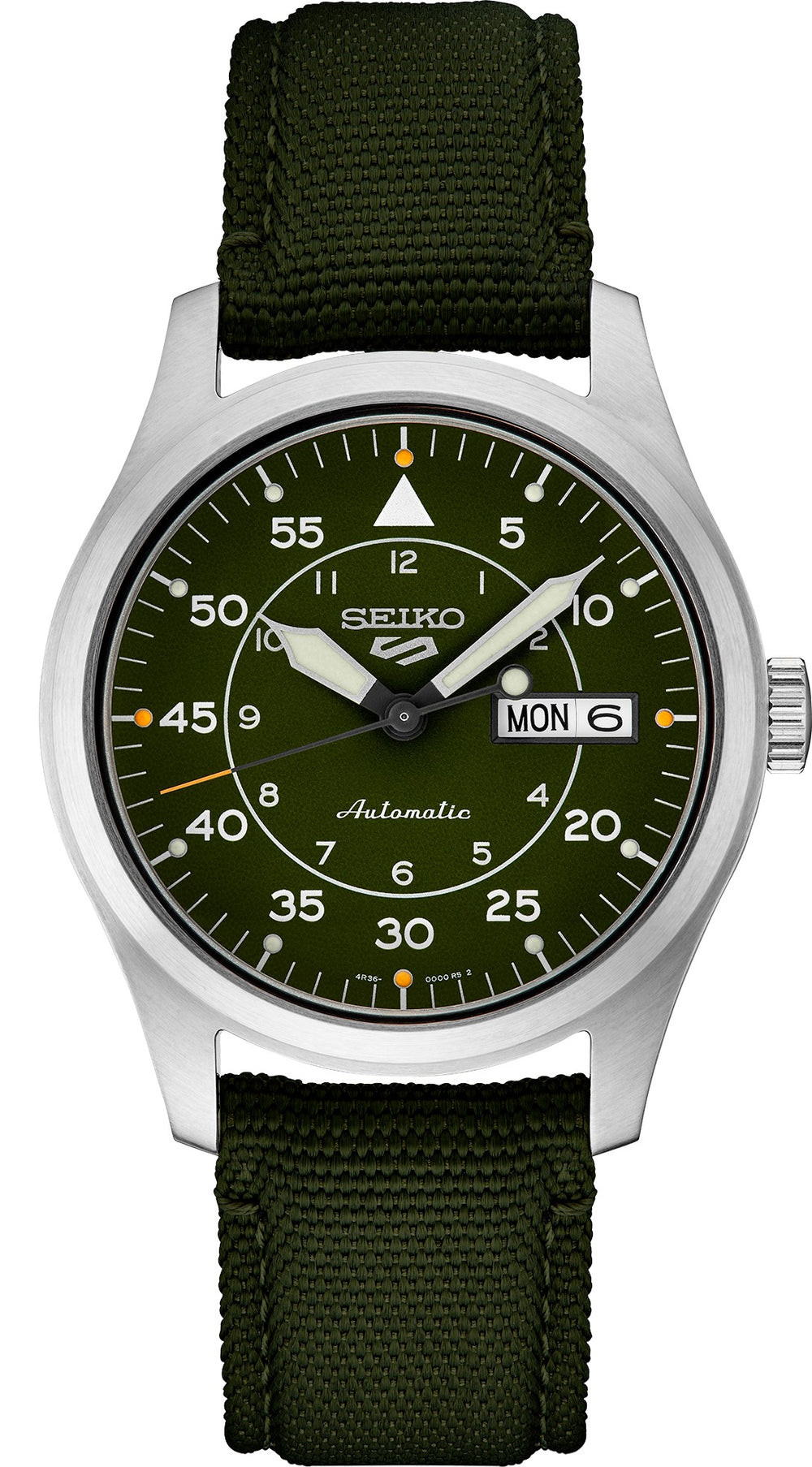 Seiko 5 Sports Field Pilot Green on Green Strap* – Trifecta