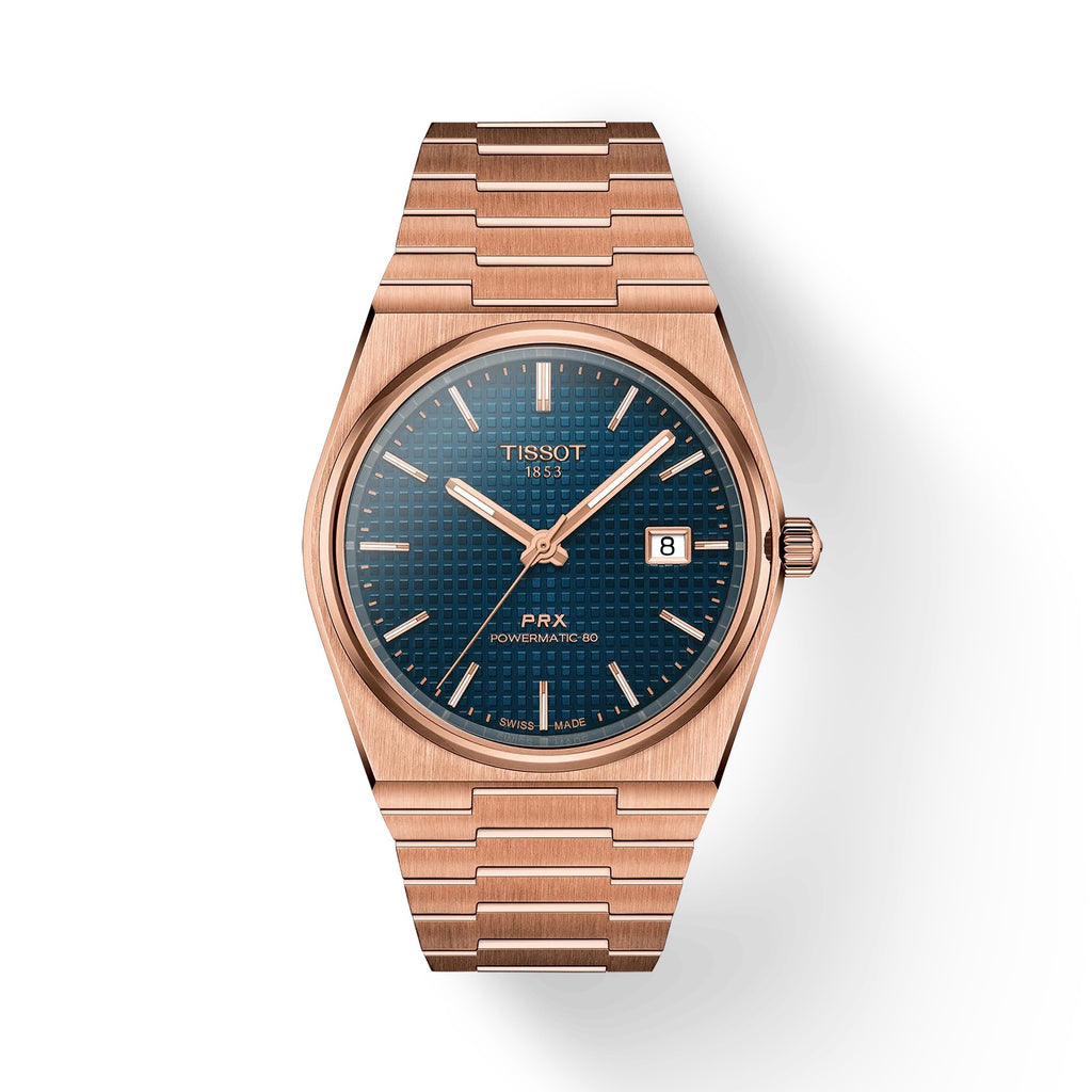 PRX 40 MM Powermatic 80 Blue on Rose Gold PVD – Trifecta