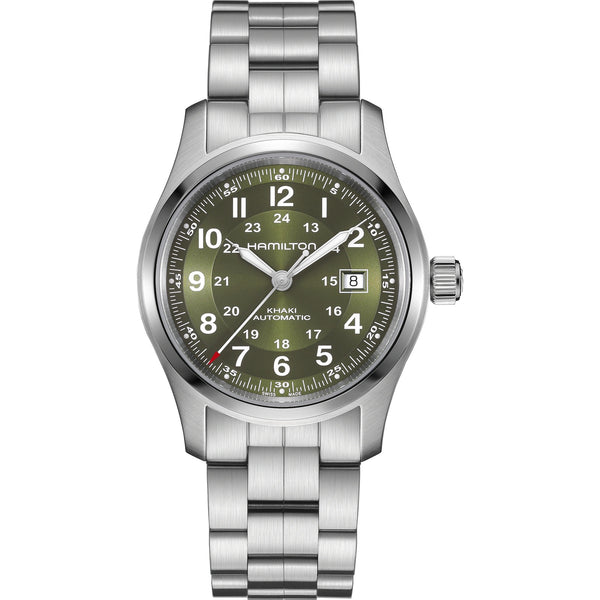 HAMILTON KHAKI FIELD AUTO 廃盤 限定 Khaki Field Auto 42 mm Green * – Trifecta