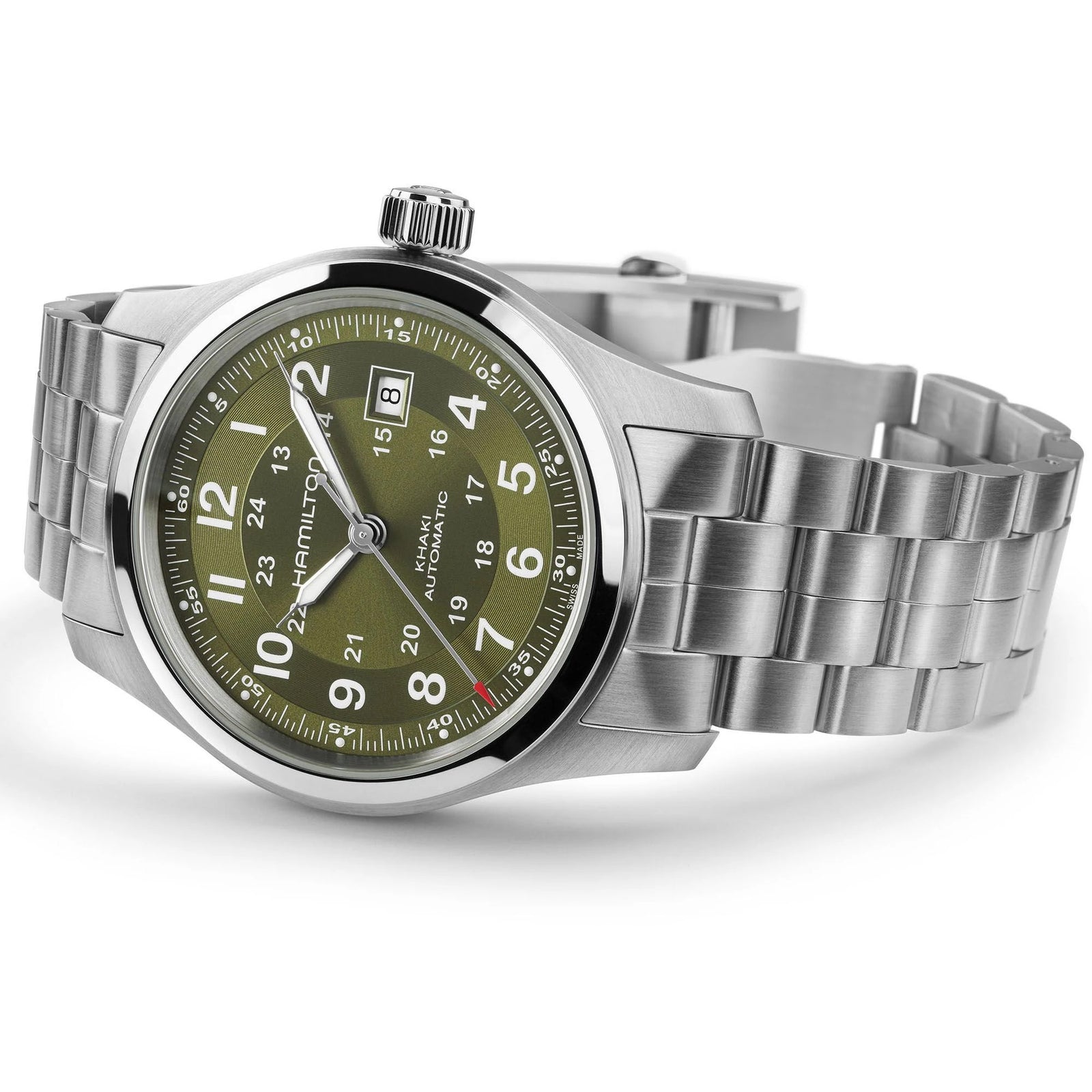 Hamilton Khaki グリーンデイト Khaki Field Auto 42 mm Green * – Trifecta