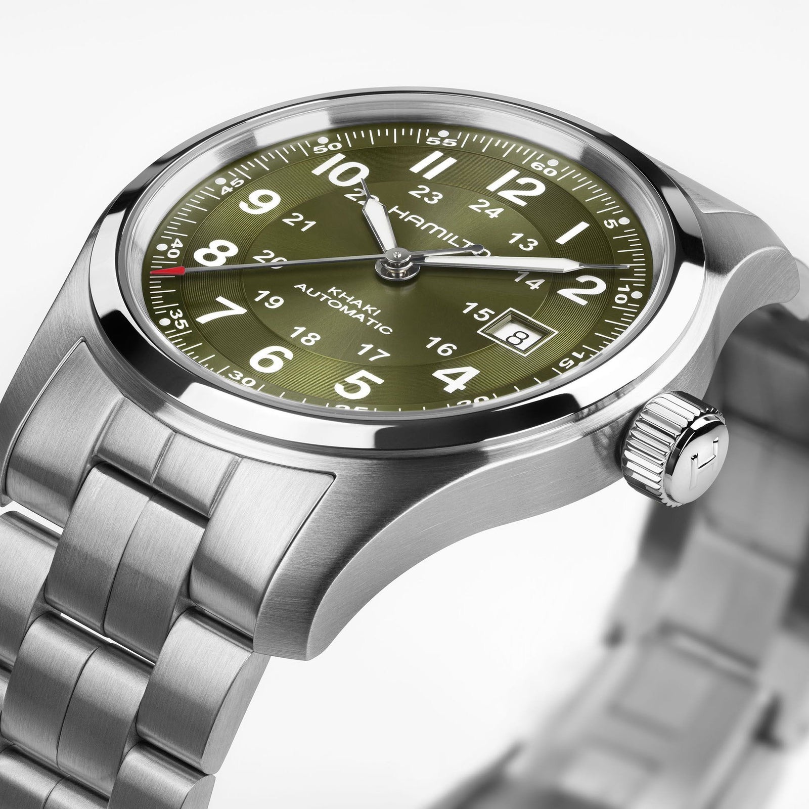 Khaki Field Auto 42 mm Green * – Trifecta