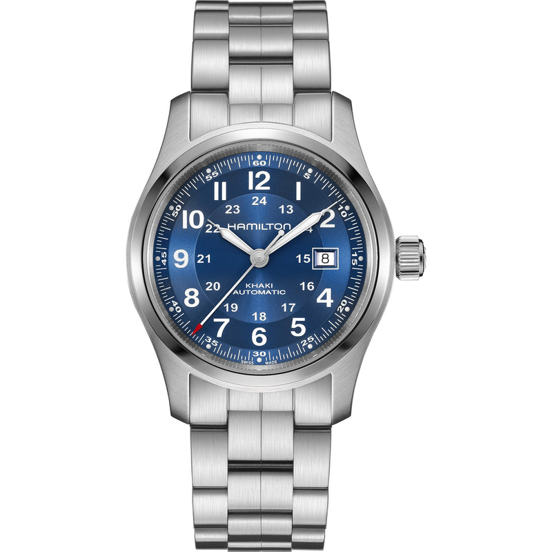 Khaki Field Auto 42 mm Blue *