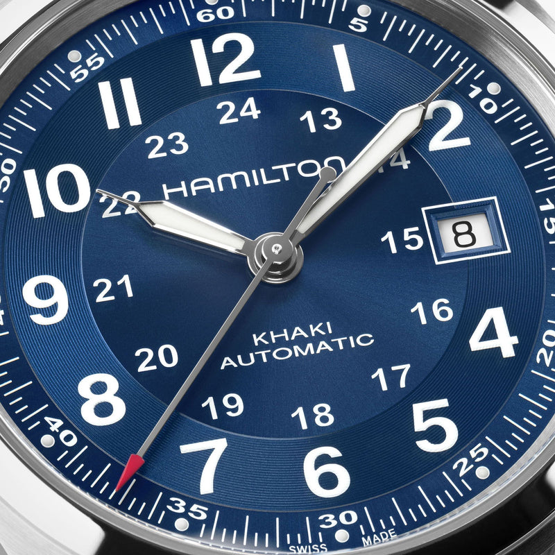 Khaki Field Auto 42 mm Blue *