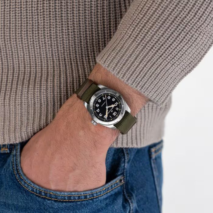 Khaki Field Expedition Auto - Dial color:Black - H70225130