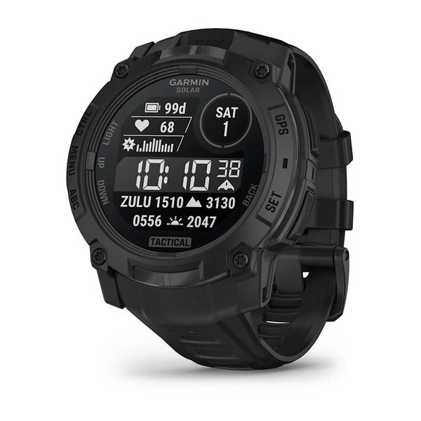 Instinct® 3 – 50 mm, Solar, Tactical Edition Black with Black Band