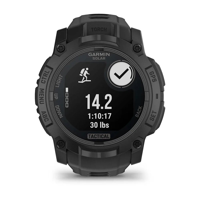 Instinct® 3 – 50 mm, Solar, Tactical Edition Black with Black Band