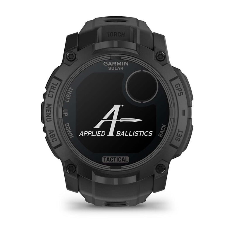 Instinct® 3 – 50 mm, Solar, Tactical Edition Black with Black Band
