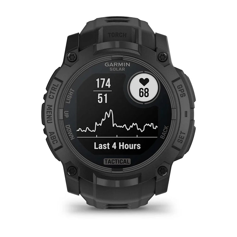 Instinct® 3 – 50 mm, Solar, Tactical Edition Black with Black Band