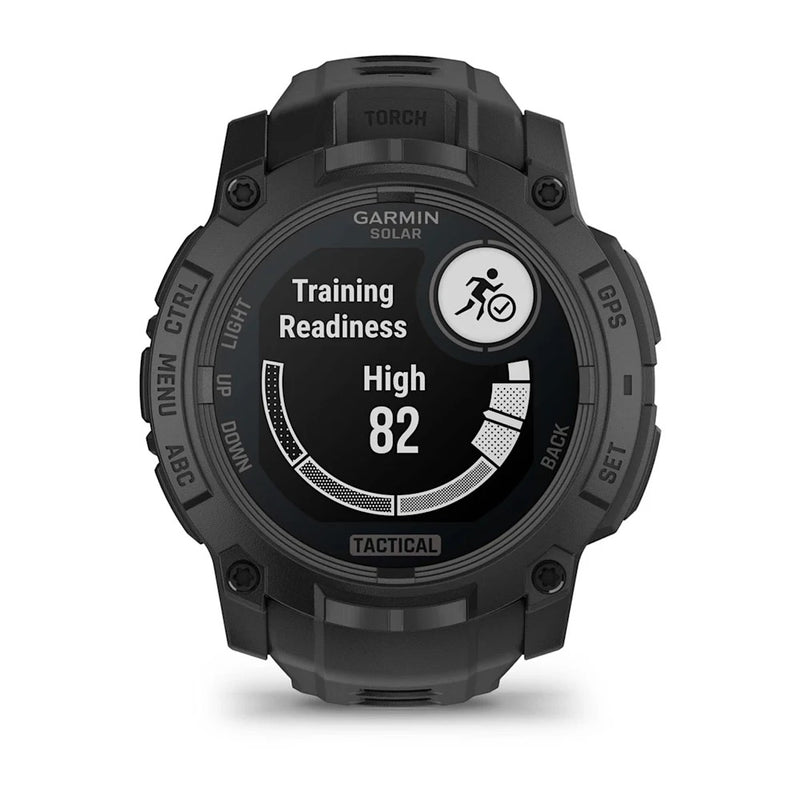 Instinct® 3 – 50 mm, Solar, Tactical Edition Black with Black Band