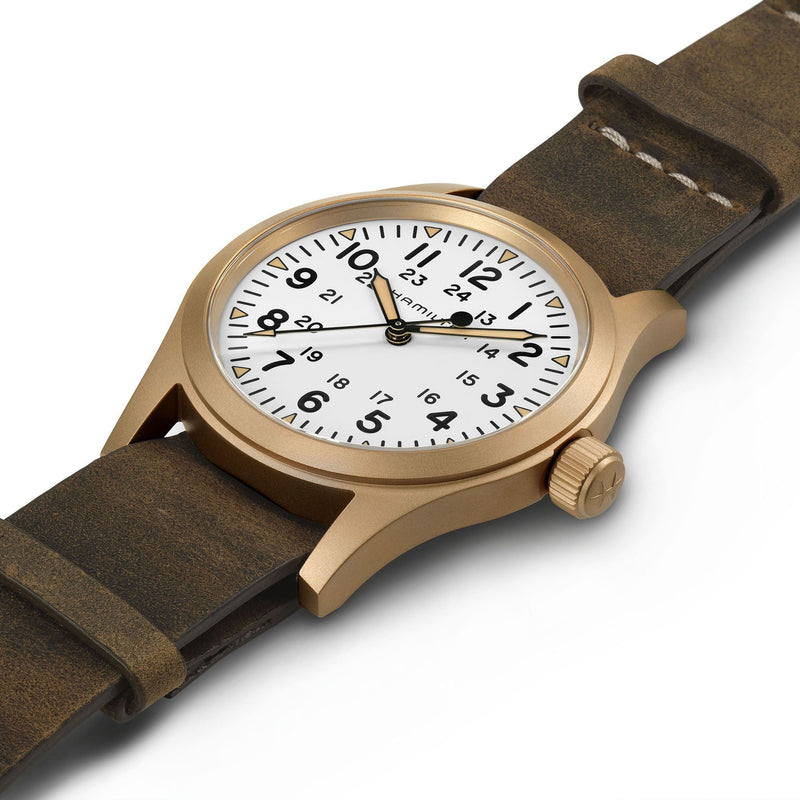 Khaki Field Mechanical Bronze White 38 mm