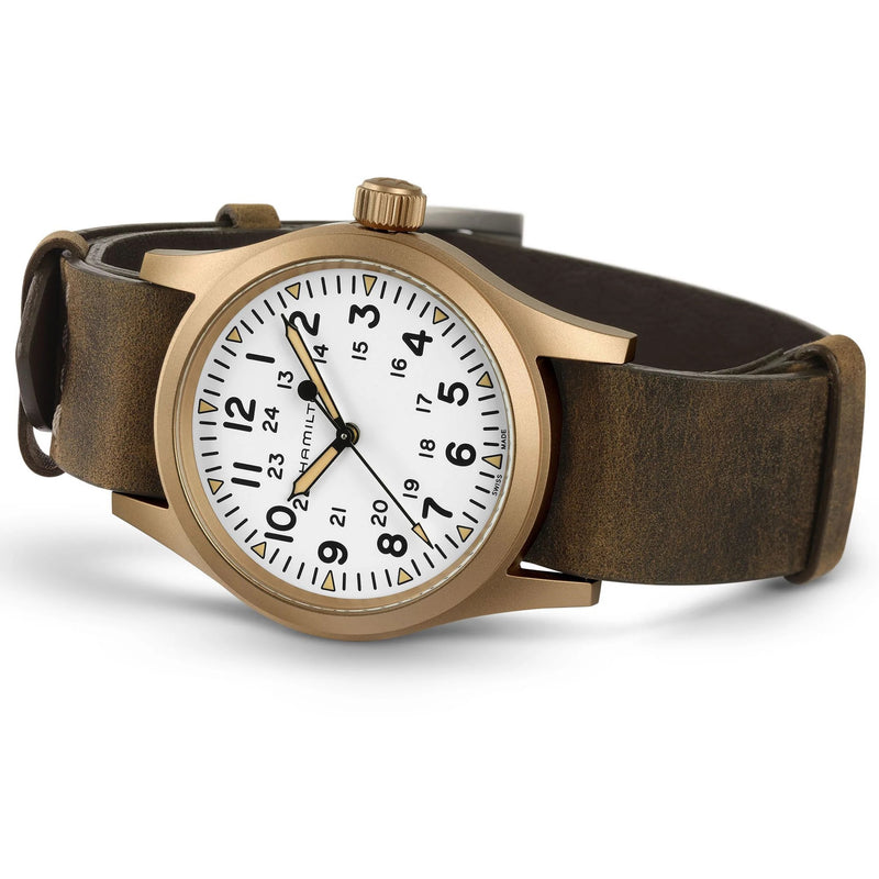 Khaki Field Mechanical Bronze White 38 mm