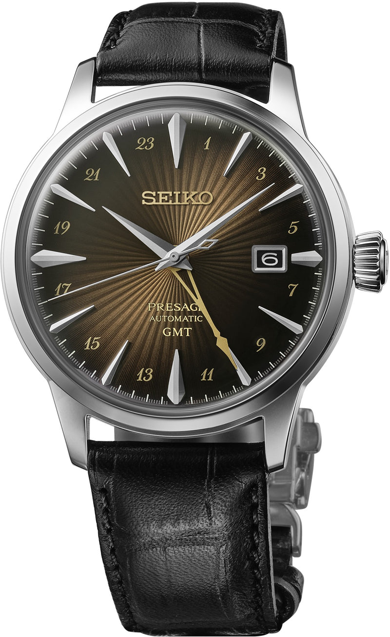 Seiko Presage Cocktail Time Rusty Nail GMT *
