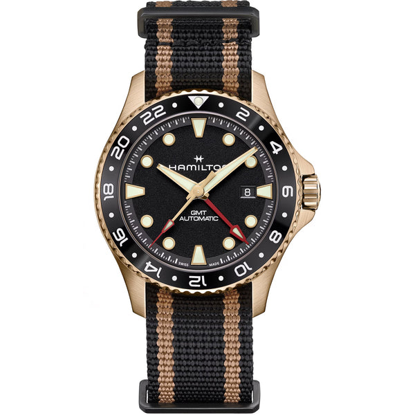 Khaki Navy Scuba Automatic GMT 43mm Bronze *