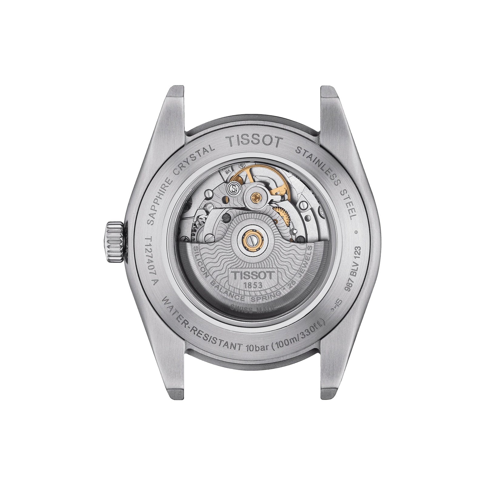 GENTLEMAN POWERMATIC 80 SILICIUM Ice/Glacier Blue – Trifecta