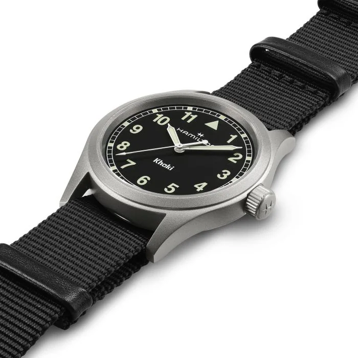 Khaki Field Quartz 33 mm Black* – Trifecta