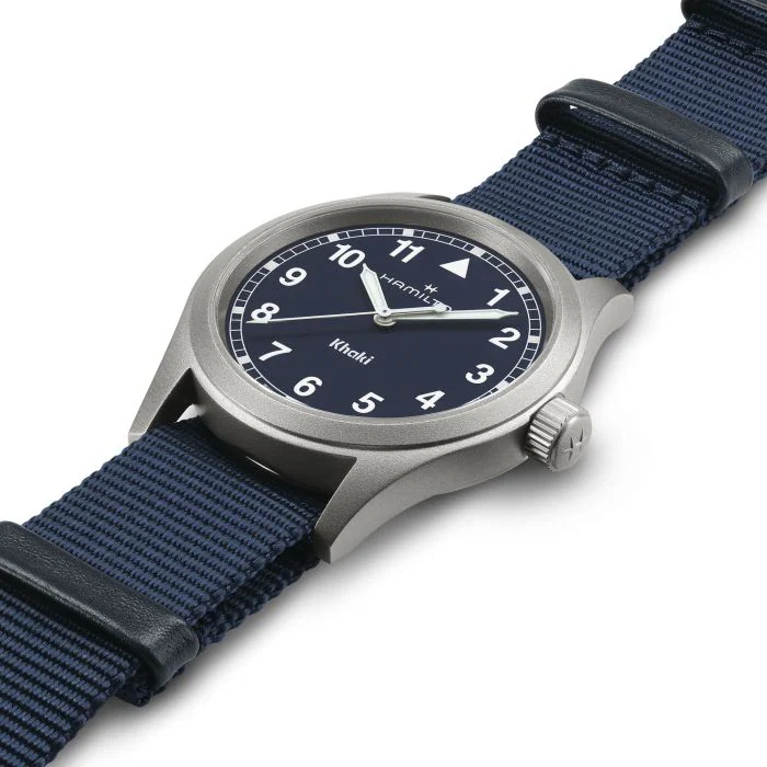 NWT Hamilton Khaki Field Quartz Blue Dial Watch Hamilton Khaki Field Quartz (38mm) Navy Blue Dial  main image 2