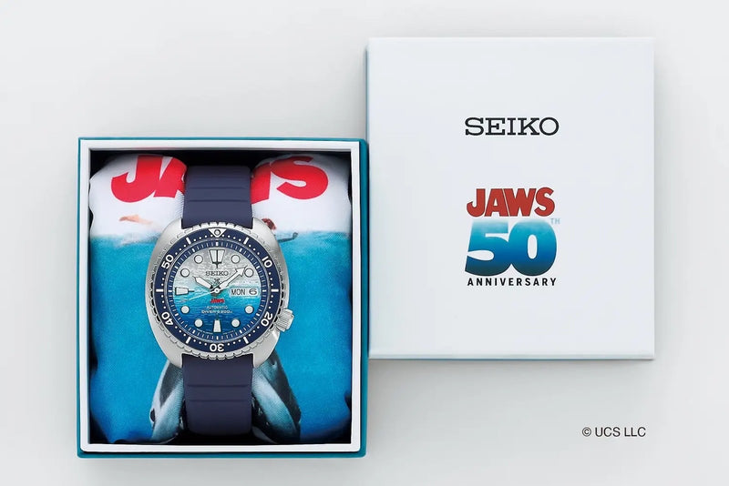 Prospex Sea JAWS 50th Anniversary Limited Edition (Email Jake@TrifectaWatches.com)