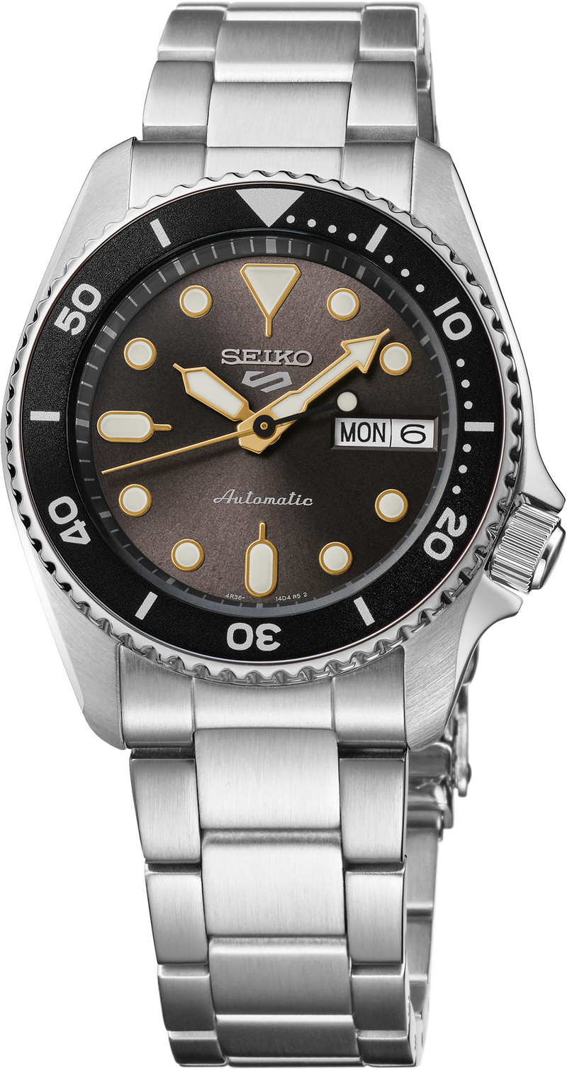 5 Sports SKX Charcoal on Bracelet – Trifecta 5 Sports SKX Charcoal on Bracelet – Trifecta