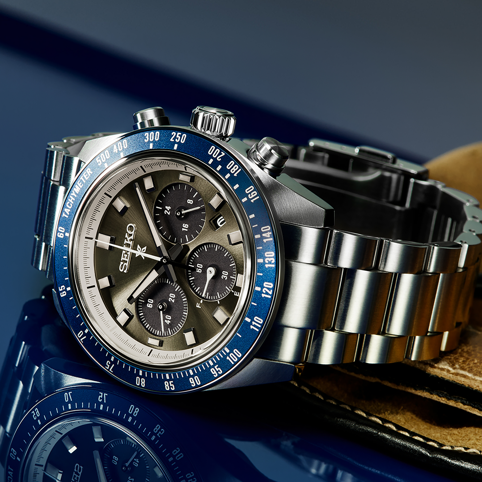 Seiko Speedtimer Solar Chronograph Navy – Trifecta