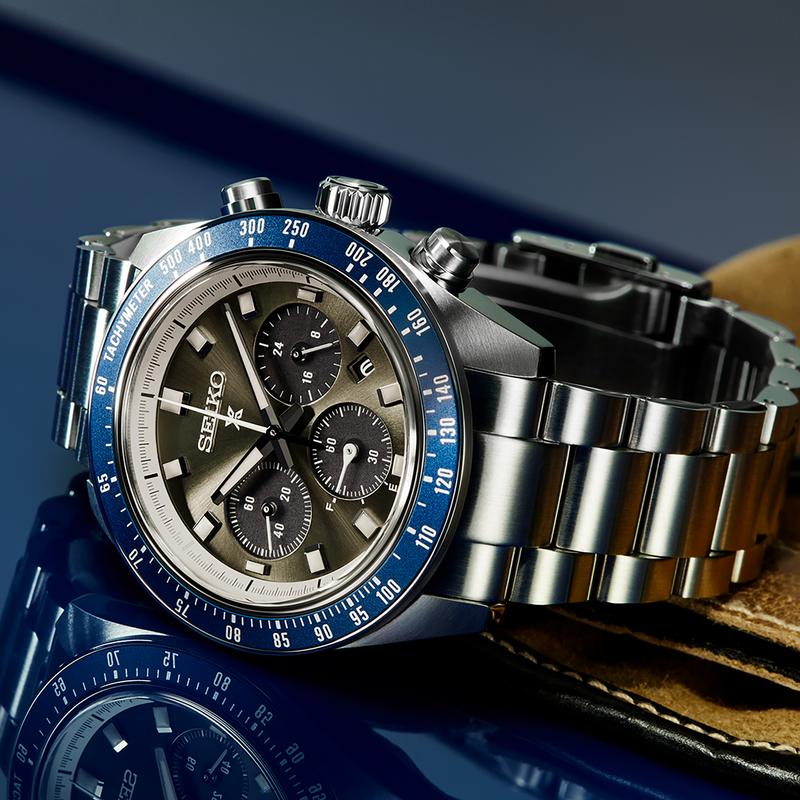 Seiko Speedtimer Solar Chronograph Navy – Trifecta