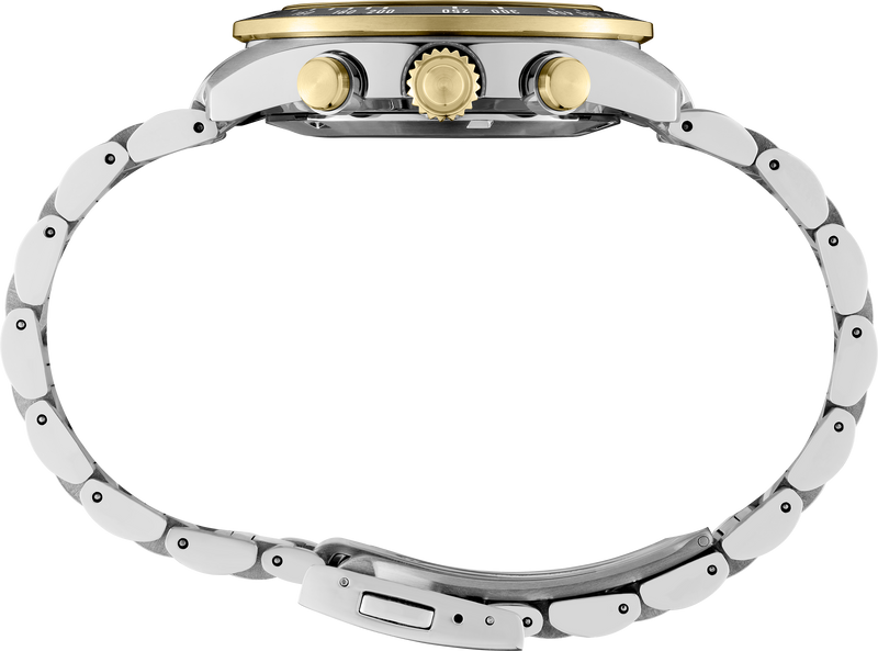 Seiko Speedtimer Solar Chronograph Black & Gold – Trifecta