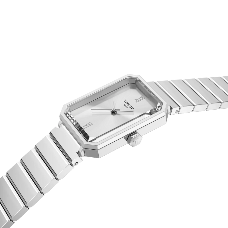 SRV 30mm Silver on Bracelet