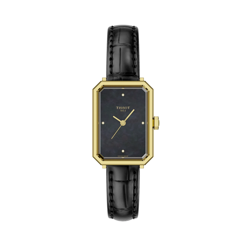SRV 30mm Black Mother-of-Pearl on Black Strap