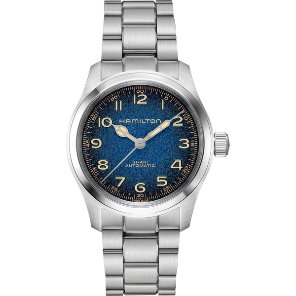 Khaki Field Murph Automatic 38mm – Blue on Bracelet (Pre-Orders Open. Ships in 2-3 weeks.)