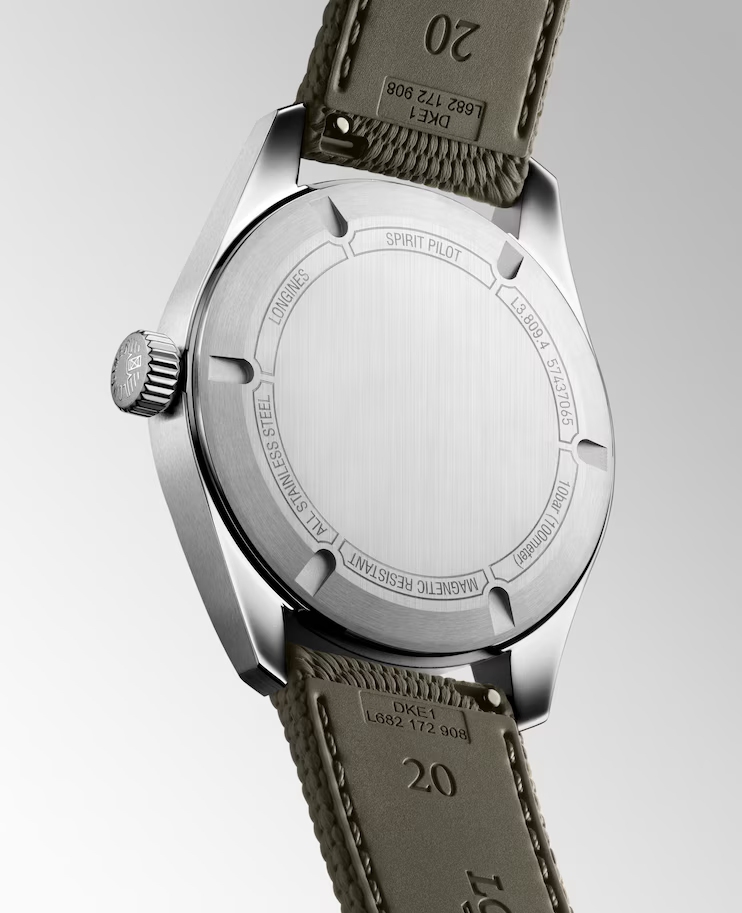 Spirit Pilot Black on Green Strap