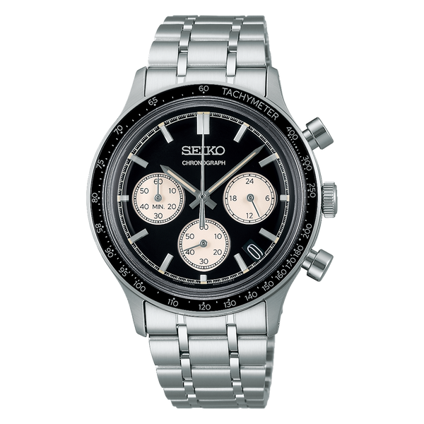 SSB479 Essentials Chronograph 38.7mm – Black on Bracelet (Back in stock)