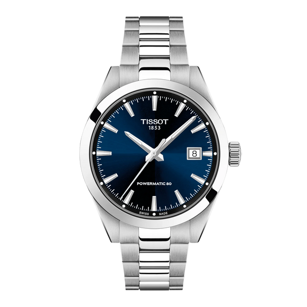 Gentleman 38 mm – Blue on Bracelet