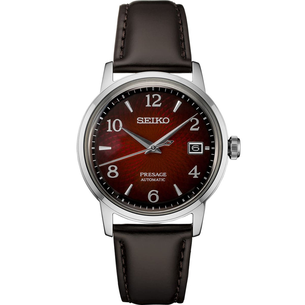 時計 SEIKO PRESAGE Cocktail Time Presage Cocktail Time Red on Strap * Backordered 2-4 weeks – Trifecta