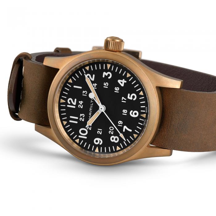 Khaki Field Mechanical Bronze Black – Trifecta