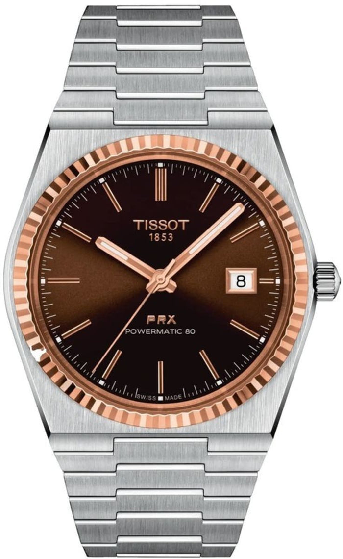 PRX 40 mm Powermatic 80 Brown Steel & 18K Gold * – Trifecta